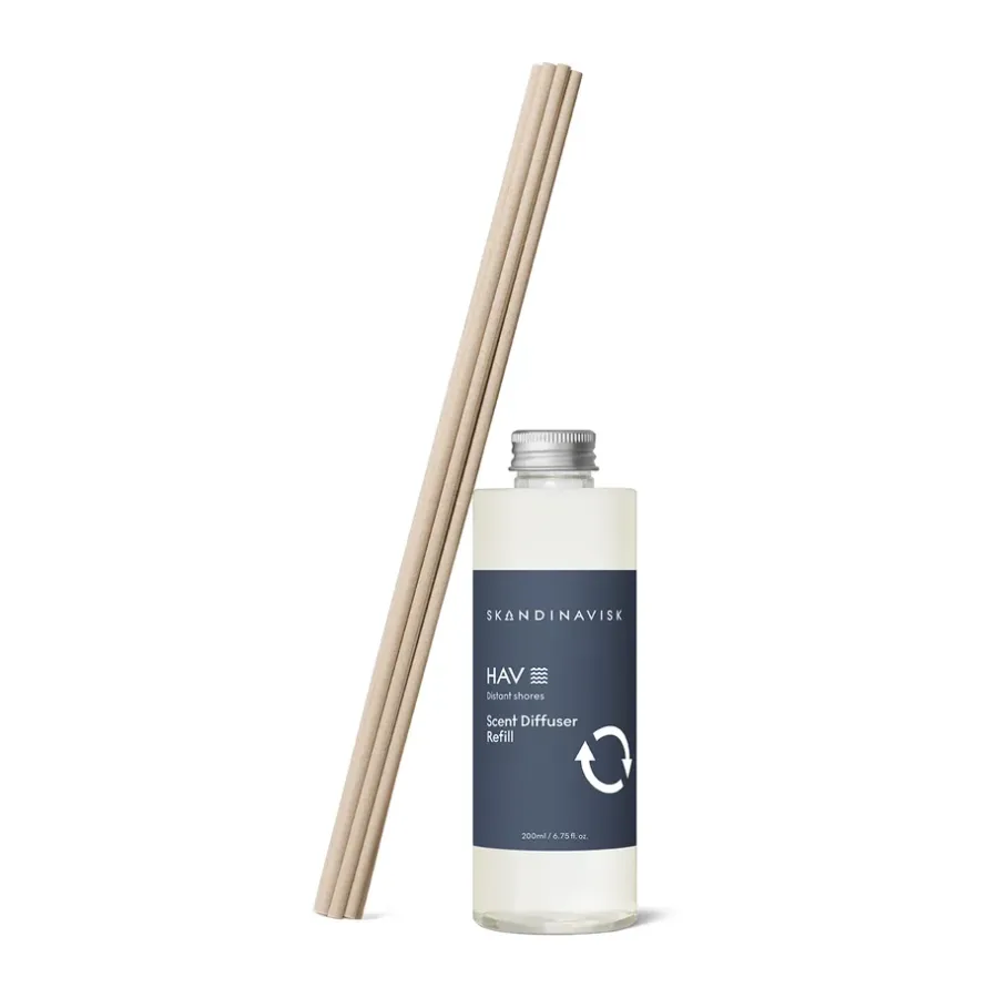 Skandinavisk refill voor geurstokjes 200 ml, Hav< Geurkaarsen & Aroma Diffusers