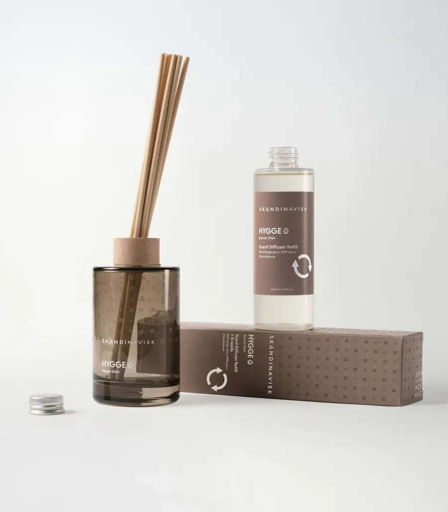 Skandinavisk refill voor geurstokjes 200 ml, Hygge< Geurkaarsen & Aroma Diffusers