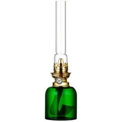 Karlskrona Lampfabrik Skeppsholmen paraffine-lamp, groen< Olie- & Petroleumlampen