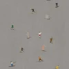 Fine Little Day Skiers poster 50x70 cm, Grijs< Posters|Kerstdecoraties