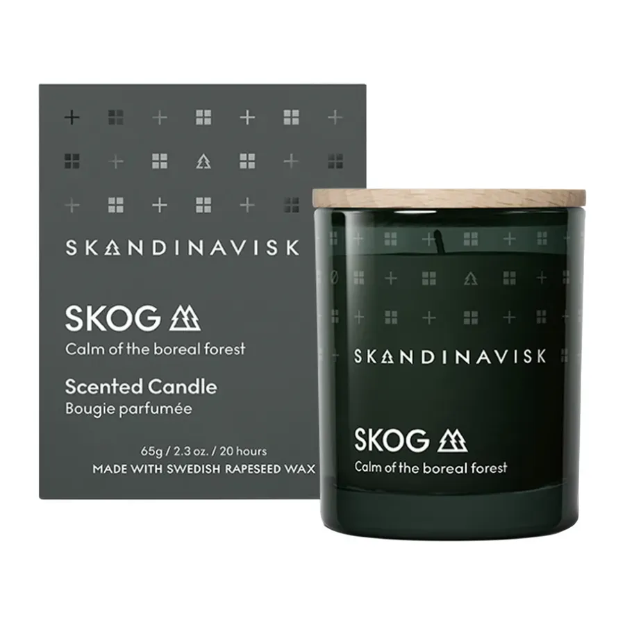 Skandinavisk Skog geurkaars met deksel, 65 g< Geurkaarsen & Aroma Diffusers