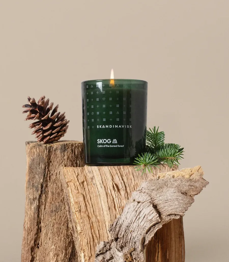 Skandinavisk Skog geurkaars met deksel, 65 g< Geurkaarsen & Aroma Diffusers
