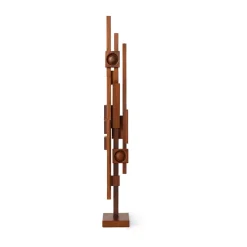 HKliving Skyline sculptuur L, Espresso< Sculpturen & Porseleinen Beelden