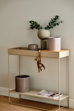 Scandi Living Sleek bloempot Ø19 cm, Beige< Bloempotten
