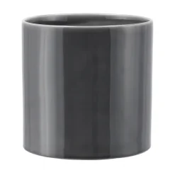 Scandi Living Sleek bloempot Ø12 cm, Charcoal< Bloempotten