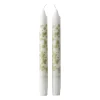 Wik & Walsøe Slåpeblom kaars 2-pack, Groen< Kaarsen