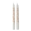 Wik & Walsøe Slåpeblom kaars 2-pack, Roze< Kaarsen