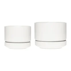 Arabia SN Pot Ø19 cm, Mat wit< Bloempotten