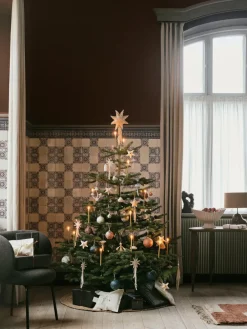 Ferm Living Snowball ornaments kerstboomhanger 3-delig, White< Kerstdecoraties