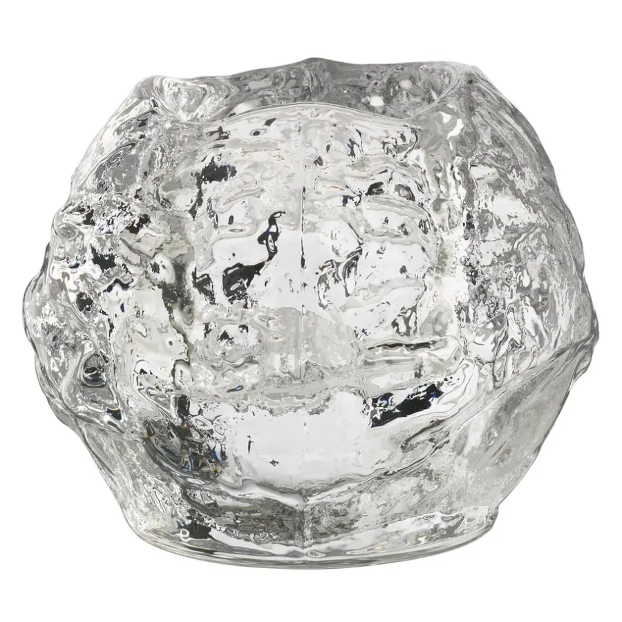 Kosta Boda Snowball theelicht houder, medium< Kaarsenhouders & Kaarsenborden