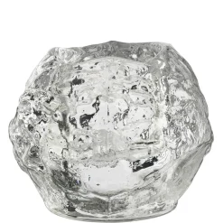 Kosta Boda Snowball theelicht houder, large< Kaarsenhouders & Kaarsenborden