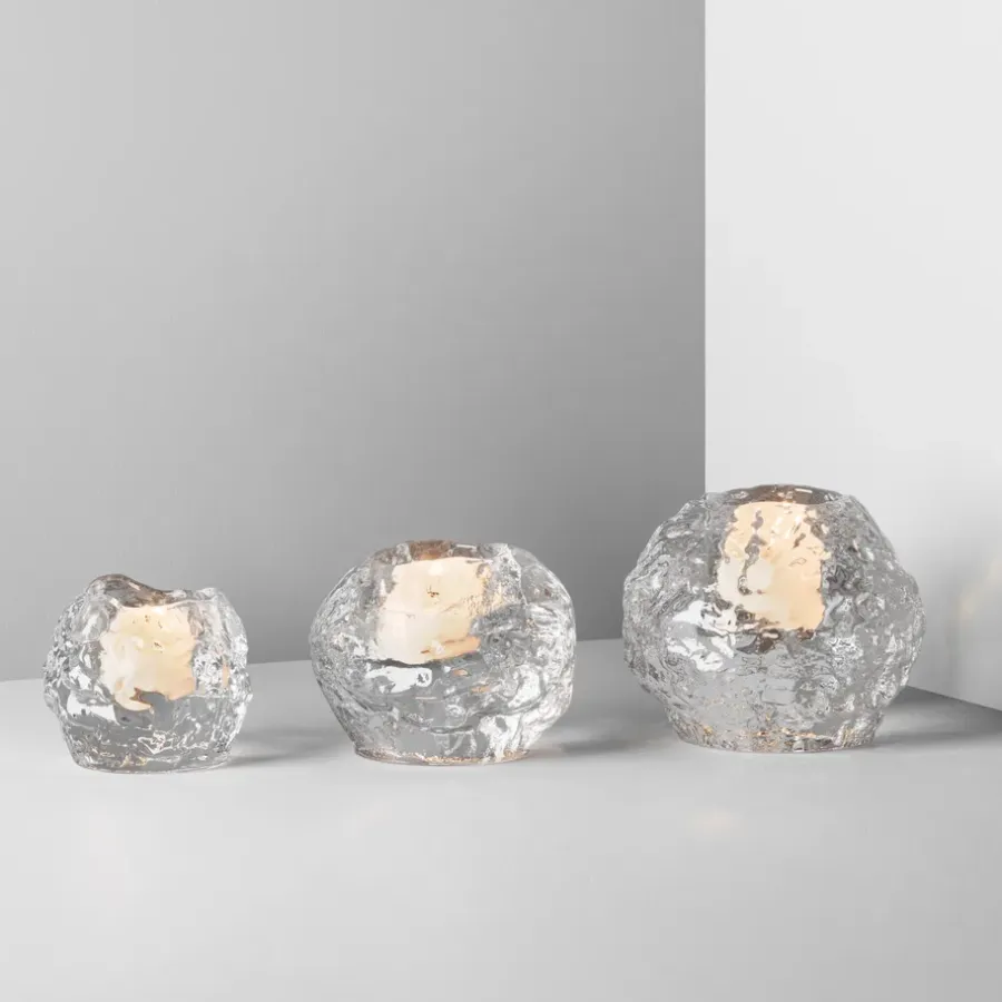 Kosta Boda Snowball waxinelichthouder 3-pack, 3-pack< Kaarsenhouders & Kaarsenborden