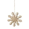 Broste Copenhagen Snowflake kerstdecoratie natural, Ø15 cm< Kerstdecoraties
