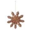 Broste Copenhagen Snowflake kerstdecoratie Indian tan, Ø15 cm< Kerstdecoraties