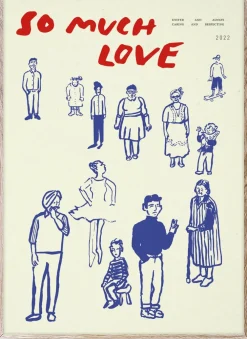 Paper Collective So Much Love poster, 50x70 cm< Posters