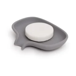 Bosign Soap Saver Flow zeepbakje met afdruipfunctie small, Grijs< Zeepdispensers & Zeepschaaltjes