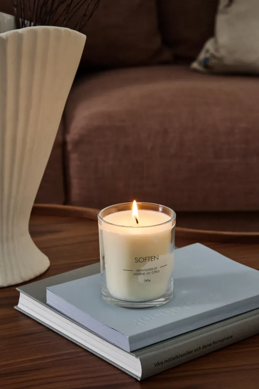 Scandi Essentials Soften geurkaars, 260 g< Geurkaarsen & Aroma Diffusers