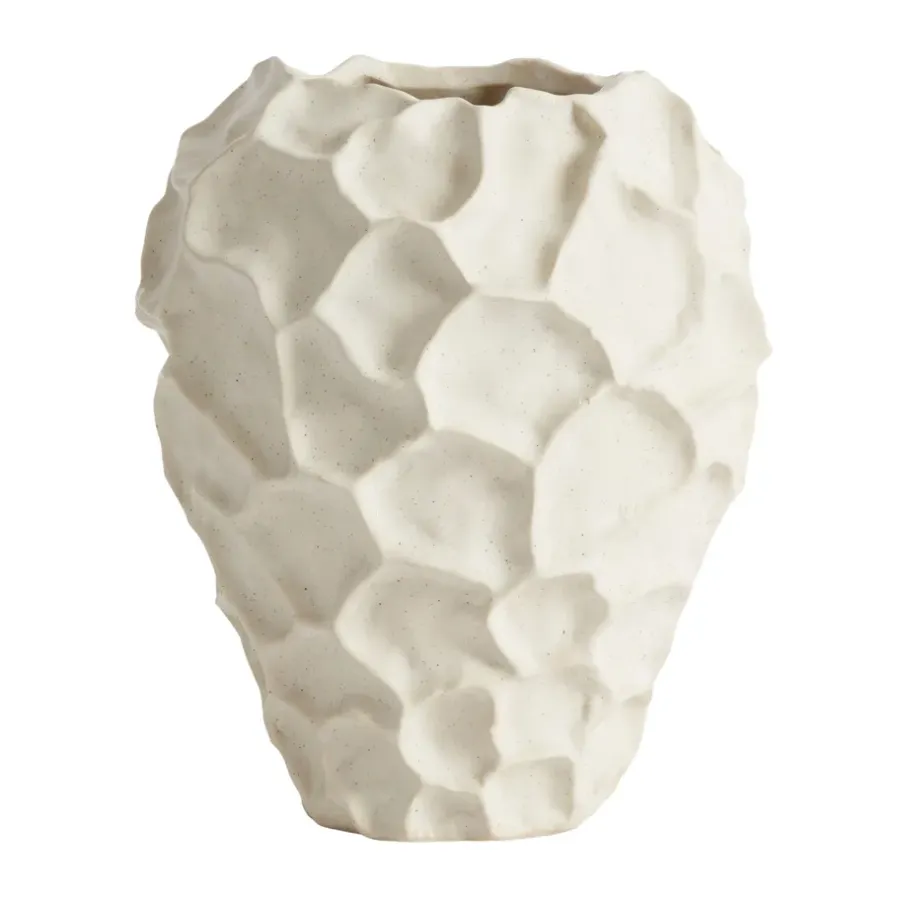MUUBS Soil vaas 21,5 cm, Vanilla< Vazen
