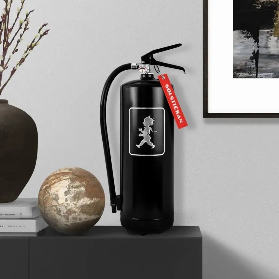 Solstickan Design Solstickan brandblusser 6 kg, Zwart-zilver< Blusdekens & Brandblussers