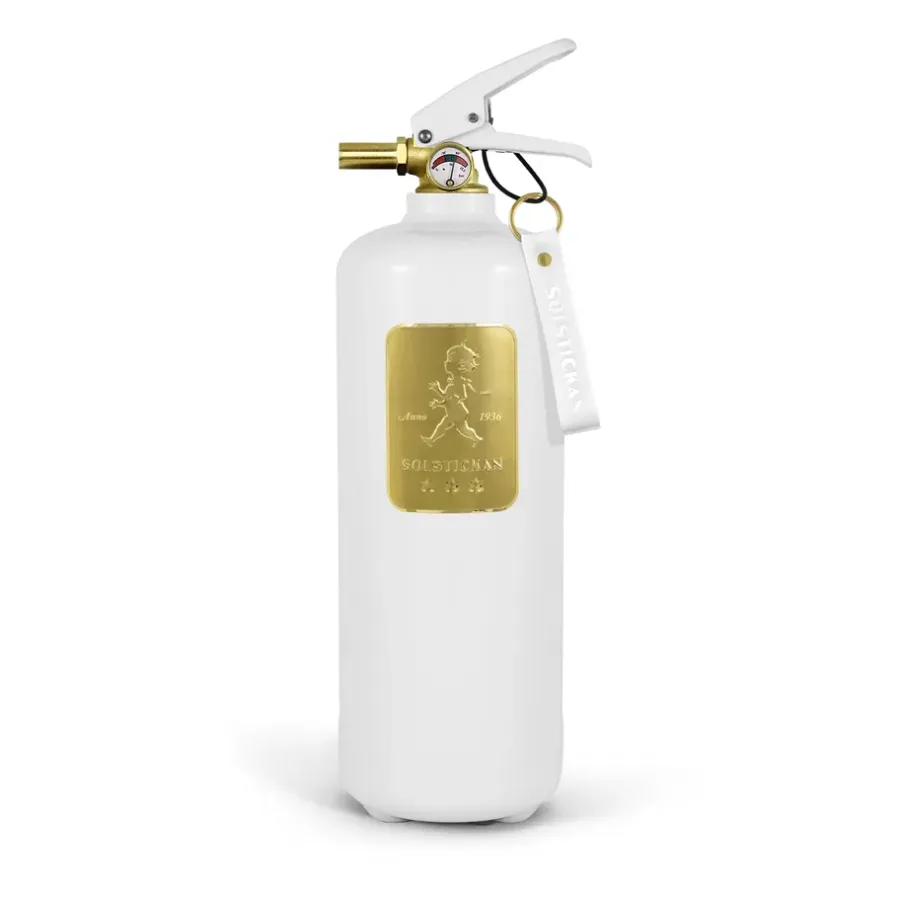 Solstickan Design Solstickan brandblusser 2 kg, Wit-goud< Blusdekens & Brandblussers