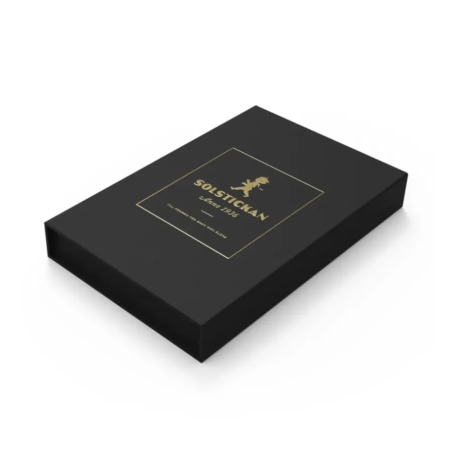 Solstickan Design Solstickan branddeken 16x2,7x25 cm, Zwart-goud< Blusdekens & Brandblussers