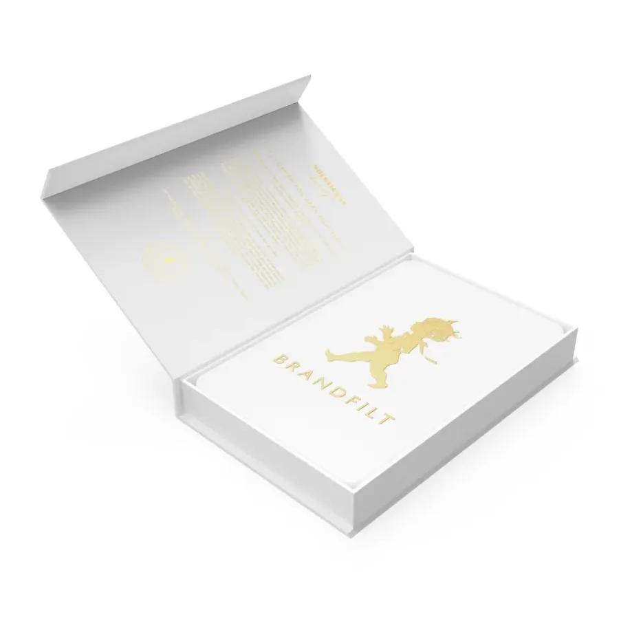 Solstickan Design Solstickan branddeken 16x2,7x25 cm, Witgoud< Blusdekens & Brandblussers