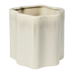 Broste Copenhagen Sonja bloempot H:20 cm, Rainy Day Grey< Bloempotten