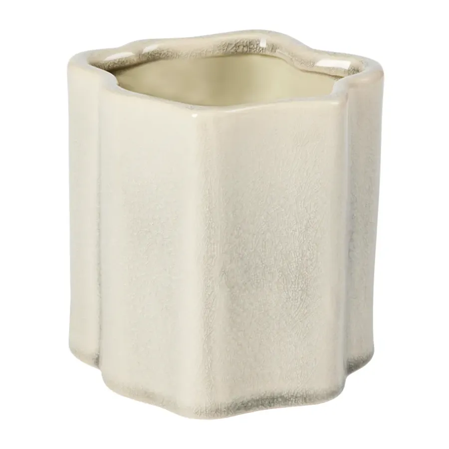 Broste Copenhagen Sonja plantenpot H:12 cm, Rainy Day Grey< Bloempotten