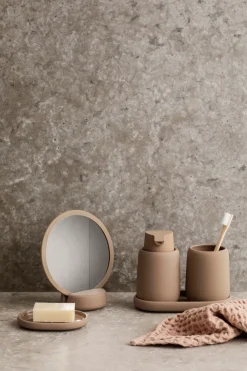 Blomus Sono fat keramiek 10x19 cm, Beige< Zeepdispensers & Zeepschaaltjes