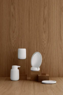 Blomus Sono Vanity tafelspiegel Ø17 cm, Wit< Tafelspiegels