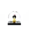 A2 Space decoratie, zwartgebeitst eikenhout, glas< Decoratieve Accessoires