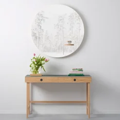 A2 Space decoratie, zwartgebeitst eikenhout, glas< Decoratieve Accessoires
