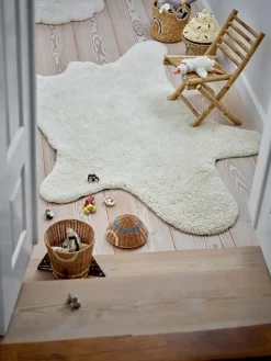 Bloomingville Space rattan mand met deksel 31x35 cm, Natuur< Opbergoplossingen Voor De Kinderkamer|Opbergmanden