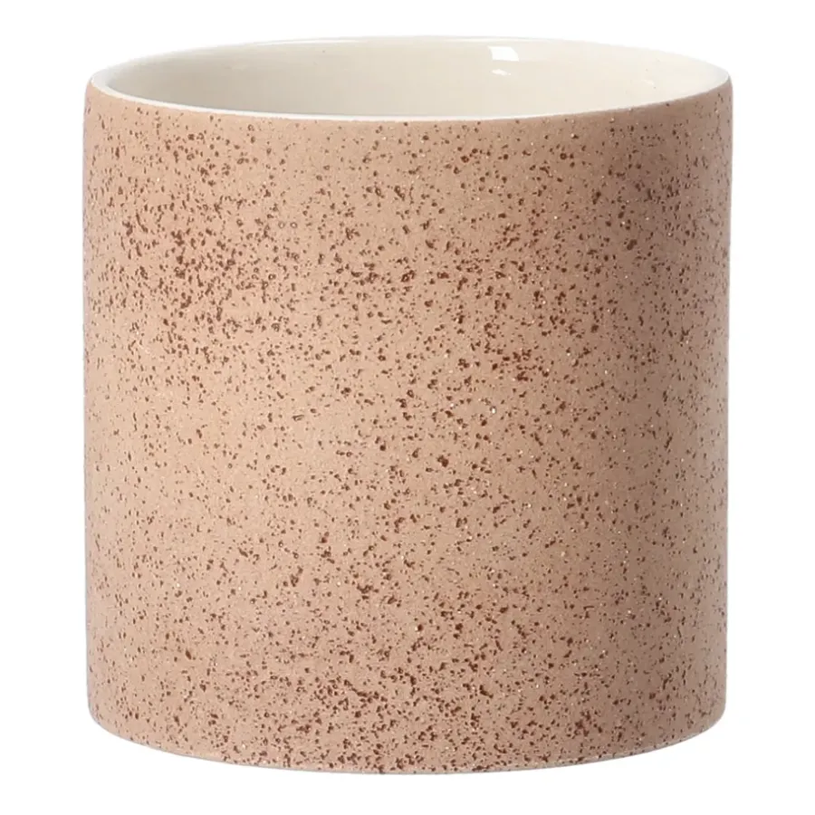 Scandi Living Speckled bloempot Ø19 cm, Rust< Bloempotten
