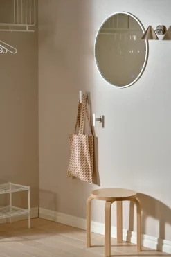 Scandi Living Sphere spiegel Ø60 cm, White< Ronde Spiegels|Wandspiegels