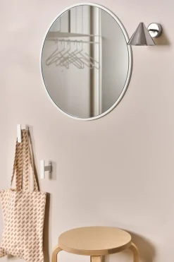 Scandi Living Sphere spiegel Ø60 cm, White< Ronde Spiegels|Wandspiegels