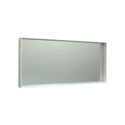 Scherlin Spiegel 6, wit gelakt eikenhout< Wandspiegels