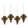 Scandi Living Spira kerstballen 4-pack, Natural< Kerstdecoraties