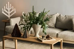 Scandi Living Spira kerstballen 4-pack, Natural< Kerstdecoraties