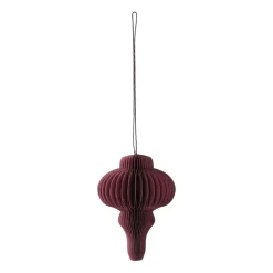 Scandi Living Spira kerstballen 4-pack, Red< Kerstdecoraties