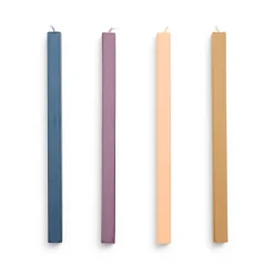 HAY Square Candle kaarsen mix 4-pack, Dark< Kaarsen