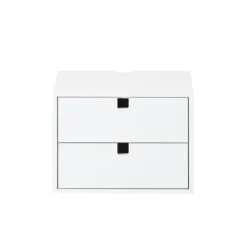 1898 Square ladeblok, wit< Ladekasten & Ladeblokken