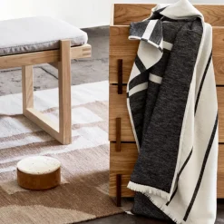 Kristina Dam Studio Stack opbergdoos, oak, 3-delig, donker geoliede walnoothouten poten< Dozen & Boxen