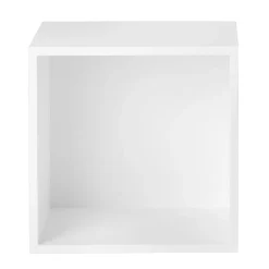 Muuto Stacked 2.0 kast met achterwand - middel, wit< Planken & Planksystemen