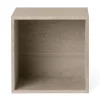 Muuto Stacked 2.0 kast met achterwand - middel, eiken< Planken & Planksystemen