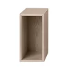 Muuto Stacked 2.0 kast met achterwand - klein, eiken< Planken & Planksystemen
