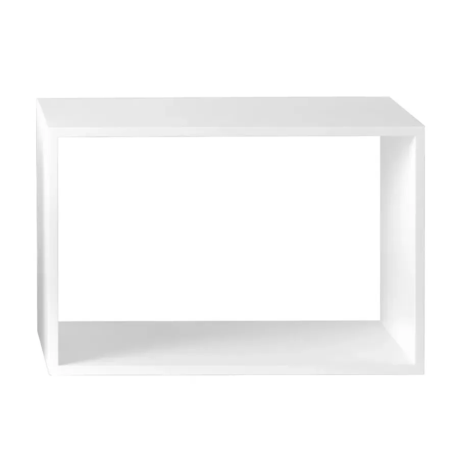 Muuto Stacked 2.0 kast open - groot, wit< Planken & Planksystemen