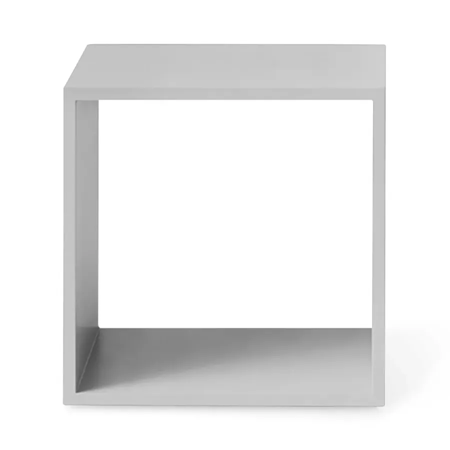 Muuto Stacked 2.0 kast open - middel, lichtgrijs< Planken & Planksystemen