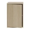 Muuto Stacked opbergsysteem met deur large, Eikenhout< Planken & Planksystemen