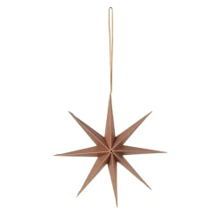 Broste Copenhagen Star papieren ster Ø15 cm, Indian tan< Kerstdecoraties